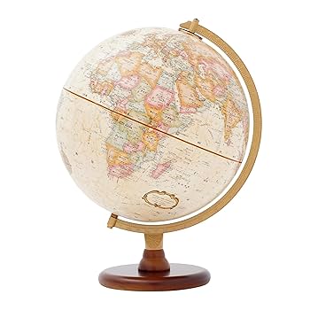 天然石　地球儀　アンティーク 希少 天然石 地球儀 アンティーク レトロの通販 by ますまて｜ラクマ